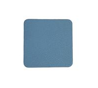 Square Imitation Leather Cup Mat Home Coaster Waterproof Oil Resistant Non-slip Pad Heat-insulating Tea Coffee Mug Drinks Holder(Blue)