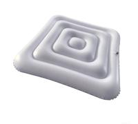 Square Inflatable Bathtub Cover 135cm Energy Saving(White B) | Heat retention technology, reduces energy costs by 40%, fits 135cm square tubs, PVC build