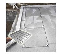 Square Inspection Cover Drainage Channel Grate Invisible Pit Lid & Frame Heavy-Duty Stainless Steel Embed Channel Cover (5cm 70x70cm/27.5x27.5in)