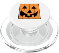 Square Jack O Lantern Halloween PopSockets PopGrip for MagSafe