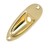 Square Jack Plate For Guitar,Jack Plate Metal Rectangular Jack Plate, For Les Paul Tele Style Electric Guitar, Output Jack Plate Guitar Parts Accessories JackPlate Cover(Gold,Type a)