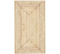 Square Jute Rug Rugs Wall Decor Outdoor Garden Hall Natural 200Cm Large