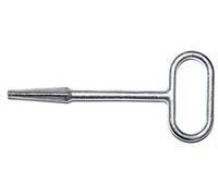 Square Key 6,0-10, 0 x 160mm, Window Key, Double Key, Socket Nut