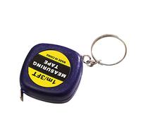 Square Key Holder Retractable Steel Mini Measuring Tape 1 M 3 Ft. Practical design and Durable.