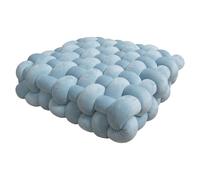 Square Knots Decorative Throw Pillow, 12cm Thick Supportive Seat Pad, Armchair Booster Cushion for Elderly, Post-Operative Recovery, Pregnancy Comfort, 40x40cm