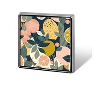 Square Lapel Pins Metal Cute Spirit Pumpkin Night Printed Badge for Women Backpack Lapel Decor Gift for Birthday Valentine's Day Pin, Square, Aluminum, aluminum alloy