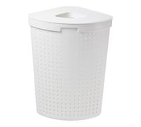 Square laundry bin and baskets laundry container and hamper with lid 62L