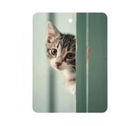 Square Lavender Scent Car Aromatherapy Tablets Peeping Behind The Door Printed Scented Cards Car Air Fresheners for Wardrobe Car Drawers And Home Decor