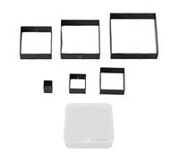 Square Leather Punch Cutter Versatile Alloy Steel Set for Crafters