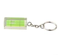 Square Level Tool with Green for Bullseye Vial for Horizontal and Vertical Alignment - Acrylic Construction, T-Type Design, 40 x 15 x 15 mm, Single-Piece(Green)