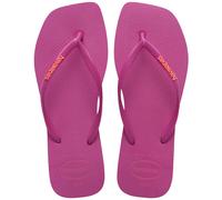 Square Logo Pop Up Flip Flops Fuchsia Pink