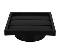 Square Louver Vent Grille Cover with Screen, Weatherproof Black ABS | 3.94 Inch Opening, 5.51 Inch Size, High-density Mesh, Blockage Prevention, Directs Airflow Outdoors