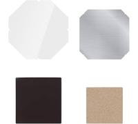 Square Magnet Kit for DIY Fridge Magnets 100/500/1000pcs Photo Magnet Blanks with Cardboard Inserts, Badge Maker Refills(Cardboard/2.5x2.5in,500set)