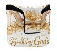 Square Mallet Putter Cover Stepping Into My Birthday
