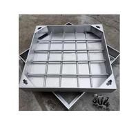 Square Manhole Cover Integrated Steel Inspection Cover Invisible Room Access Lid for Indoor & Outdoor Use (8cm 100x100cm 39.4x39.4in) & Secure Design