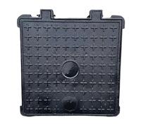 Square Manhole Cover with Border, Cast Iron Septic Tank Covers, Heavy Metal Inspection Lid, Suitable for Driveways, Concrete, and Courtyards(50x50x3cm/20x20x1.2in)