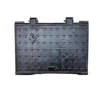 Square Manhole Cover with Border, Cast Iron Septic Tank Covers, Heavy Metal Inspection Lid, Suitable for Driveways, Concrete, and Courtyards(40x60x3cm/16x24x1.2in)