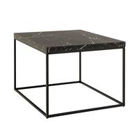 Square Marble Effect Coffee Table - Modern Living Room Furniture