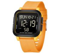 Square Men's Digital Watch Sports Military Watches for Men Waterproof Wristwatch with Big Numbers Dial Large Face Outdoor for Boy Student