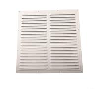 Square Metal Vent Cover 100mm White Aluminum Mesh(400X400mm)