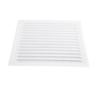 Square Metal Vent Grille Cover with Louvers, Aluminum Material for Covering Wall or Ceiling Openings and DuFor Vents in Various Ventilation Systems (300x300mm)