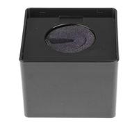 Square Mic Microphone Mark Station Log Interview Meeting Speech Black