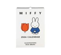 Square Miffy 2026 Wall Calendar, White, 35BCA-8