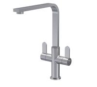 Square Mono Kitchen Sink Mixer Tap - Single or Dual Lever - Choice of Colour
