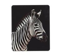 Square Mouse Pad Animal Zebra Mouse Mat with Non-Slip Rubber Base Custom Computer Mouse Pads for Wireless Mouses Laptop Office Desk Accessories Gaming Mousepad 7.9 x 9.5 in