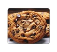 Square Mouse Pad Chocolate Cookie Mouse Mat with Non-Slip Rubber Base 10" x 12" Custom Computer Mouse Pads for Wireless Mouses Laptop Office Desk Accessories Gaming Mousepad
