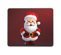 Square Mouse Pad Cute Santa Claus Mouse Mat with Rubber Base Computer Mouse Pads for Wireless Mouse Non-Slip Mousepad for Laptop Office Desk Accessories Gaming Mousepad 7.9 x 9.5 in