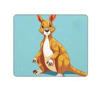 Square Mouse Pad Funny Cartoon Kangaroo Zoo Mouse Mat with Non-Slip Rubber Base 10" x 12" Custom Computer Mouse Pads for Wireless Mouses Laptop Office Desk Accessories Gaming Mousepad