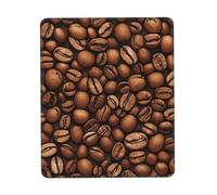 Square Mouse Pad Funny Roasted Coffee Beans Mouse Mat with Non-Slip Rubber Base Custom Computer Mouse Pads for Wireless Mouses Laptop Office Desk Accessories Gaming Mousepad 7.9 x 9.5 in