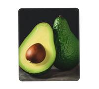 Square Mouse Pad Half Cut Avocado Pieces Mouse Mat with Non-Slip Rubber Base Custom Computer Mouse Pads for Wireless Mouses Laptop Office Desk Accessories Gaming Mousepad 10 x 12 inch
