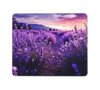 Square Mouse Pad Purple Lavender Mouse Mat with Non-Slip Rubber Base Custom Computer Mouse Pads for Wireless Mouses Laptop Office Desk Accessories Gaming Mousepad 7.9 x 9.5 in