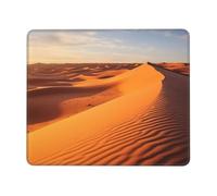 Square Mouse Pad Sand Dunes in The Sahara Desert Mouse Mat with Rubber Base Computer Mouse Pads for Wireless Mouse Non-Slip Mousepad for Laptop Office Desk Accessories Gaming Mousepad 8.3 x 10.3 in