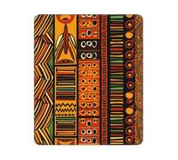 Square Mouse Pad Waterproof Gaming Mousepad with Non-Slip Rubber Base African Striped Mouse Mat Computer Mousepad for Laptop Washable Desk Mat for Office Table Home 25x30 cm