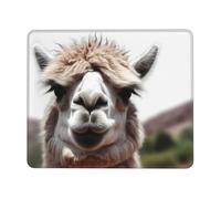 Square Mouse Pad with Non-Slip Rubber Base 10 x 12 inch Mouse Mat with Stitched Edge Funny Alpaca Llama Gaming Mousepad for Wireless Mouse Computer Laptop Home Office Desk Pad