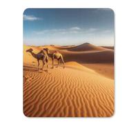 Square Mouse Pad with Non-Slip Rubber Base Sand Dunes in The Sahara Desert Mouse Mat with Stitched Edge Gaming Mousepad for Wireless Mouse Computer Laptop Home Office Desk Pad 25 * 30cm