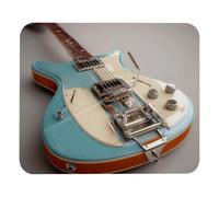 Square Mouse Pad with Stitched Edge, Cool Electric Guitar (2) Computer Mouse Pad with Non-Slip Rubber Base, Mouse Pads for Computers Laptop Mouse