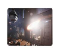 Square Mouse Pad with Stitched Edges - 7 x 8.6 in Small Mousepad for Wireless Mouse, Miracle Dome Halo Mouse Pads for Laptop, Gaming, Office & Home Decor