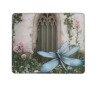 Square Mouse Pad with Stitched Edges - 8.3 x 10.3 in Small Mousepad for Wireless Mouse, The Door of Dreams Mouse Pads for Laptop, Gaming, Office & Home Decor