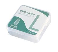 Square Nails Tips 100pcs Almond Press On Nails Square Full Fake Tips Acrylic Artificial False Nails