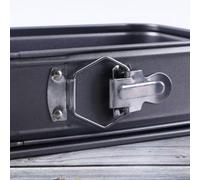 Square Non Cake Pan with Quick Release Mechanism Suitable for Baking Bread Puddings and Custard Cakes (L)