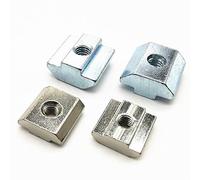 Square Nut,T Slot Nuts, M3-M10 for 20-45 Series Aluminum Profiles Pack of 10 Pcs(M5)