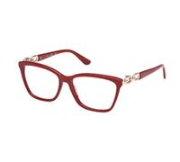 Square Optical Frame- unisex- Guess- Glasses- Red- 54 MM- Accessories 54 MM