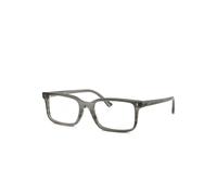 Ray-Ban Eyeglasses Unisex Rb5445 - Striped Grey Frame Clear Lenses Polarized 54-19