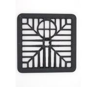 Square Outdoor Drain / Gulley Grid - Pack Of 2 Plastic Plastic Fits 150mm Drain