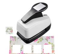 Square Paper Punch - Square Hole Punch | Portable Scrapbooking Stamp Puncher | Creative Craft Accessory for Photo Journal School Students Kids Adults