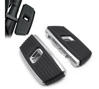 Square Passenger Footboard For Harley For Davidson 2006-2017 Dyna 2000-2019 Softail Chrome Black